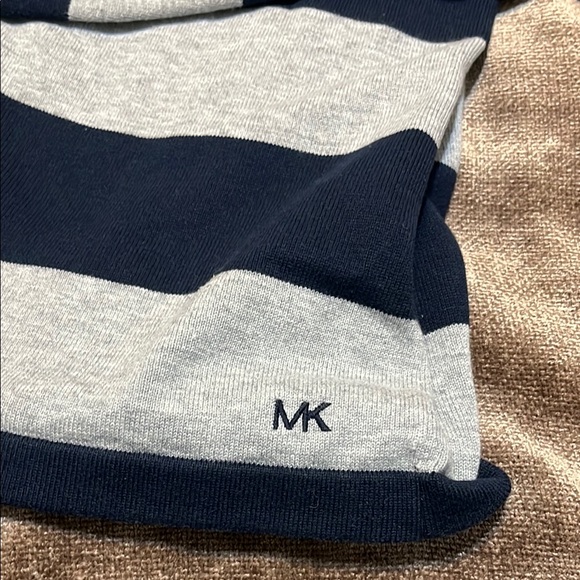 Michael Kors Men's Long Sleeve Striped Polo Shirt-  X-Large - Picture 5 of 8